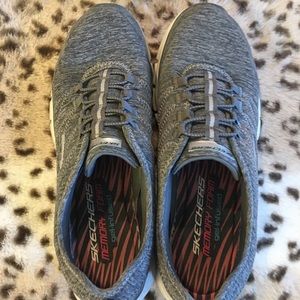 Skechers Used Memory Foam Sneakers 8.5 M Gray